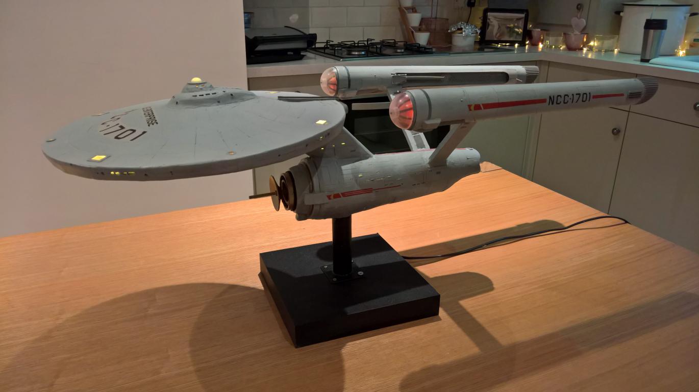 Star Trek USS Enterprise scratch built model kit