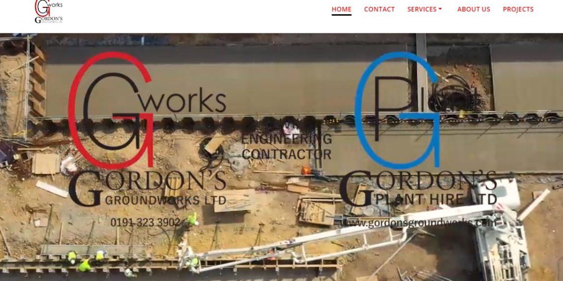 Gordon’s Groundworks website