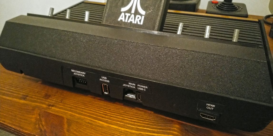 Vintage Atari machine with Retropie and HDMI modifications